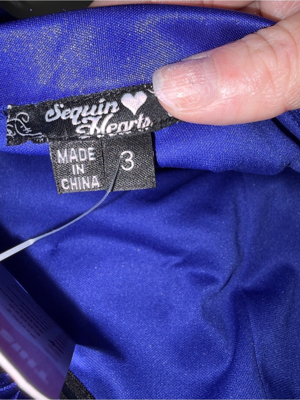 Royal Blue Pleated Strapless Gown – Rhinestone Imperial Waist Maxi Size 3 - Picture 3 of 12